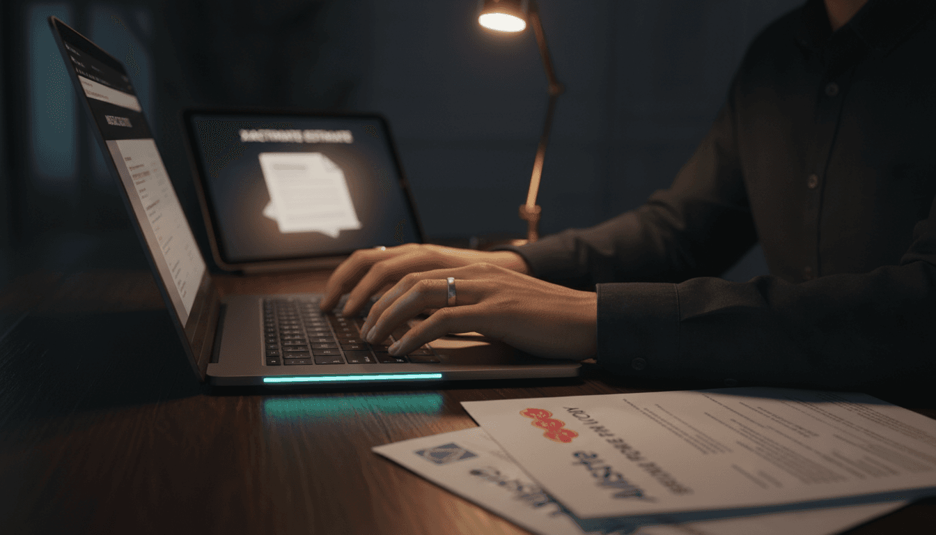 Restoration specialist processing direct-to-carrier insurance billing documentation